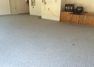 New Garage Floor Before & After