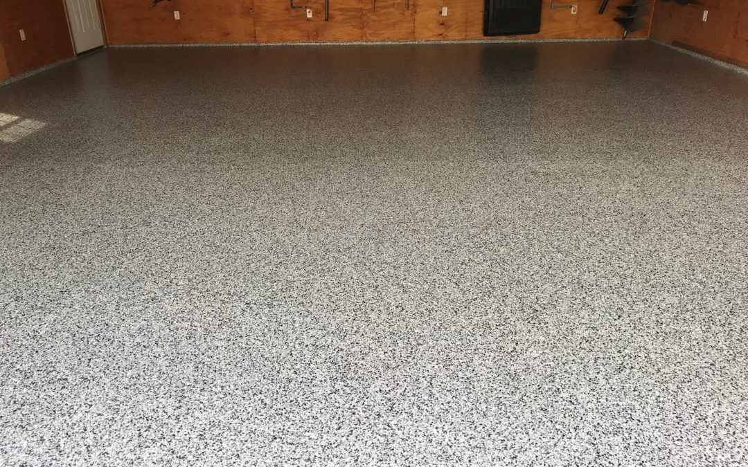 Resurfacing a Heavily Spalled Garage Floor in Elko