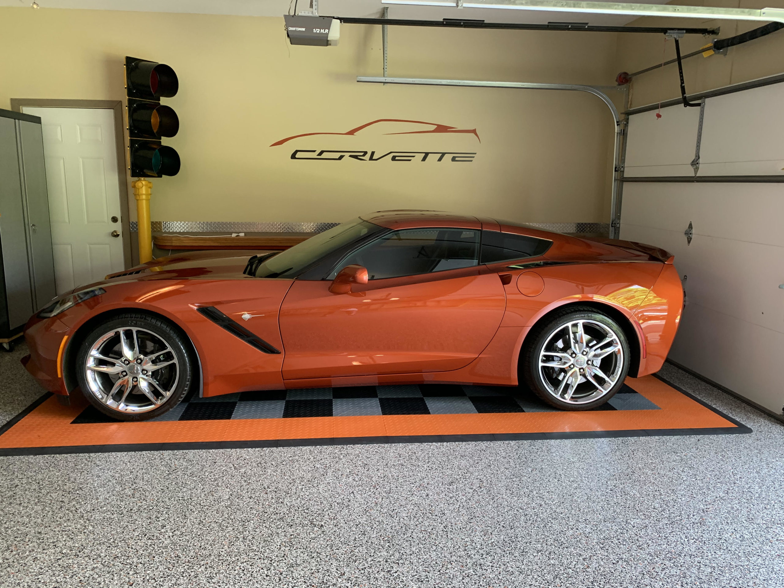garage floor coating for corvette